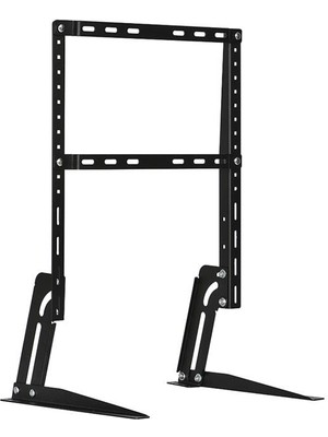 Vontech 32-65 Inc Lcd-Led Kilitli Sabit Askı Aparatı + Tv Ayağı Masa Standı Lma-04