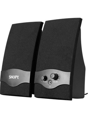 Kaia Life Snopy Sn-84, 4W, 1+1, Masa Üstü, Usb, Speaker (Siyah)