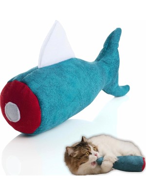 Hype Store Pawdaz Matatabi - Fısh (24X11CM) Bol Sesli, Bol Kokulu Kedi Oyuncağı (Mavi)