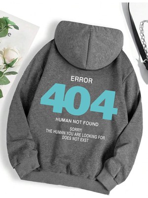 Hata 404 Insan Bulunmaz Üzgünüm! Kadın Kapşonlu Moda S-Xxl Kapüşonlular Polar Yüksek Kaliteli
