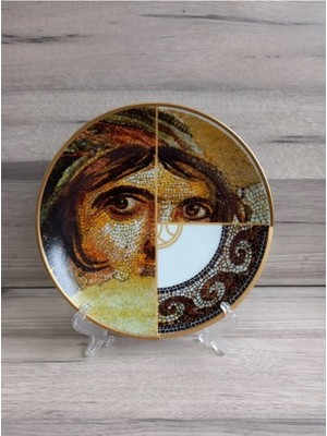 Konyax Pasta Tabağı Set Porselen 6 Kişilik Zeugma