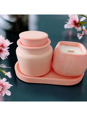 Celestia Vanilya Kokulu Dekoratif Mum Seti