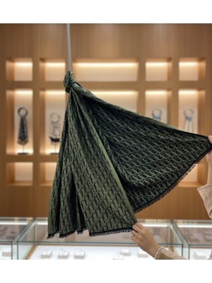 De Rosa G Desen Ithal Yün Ipek Şal - Bordo