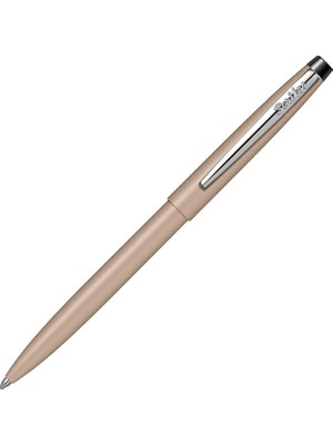 Braventa Collection Scrikss F108 Tükenmez Kalem, Kapaktan Basmalı Makanizma, Kahve