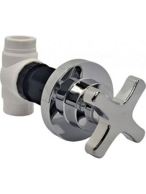 Visam - Ankastre Stop Valf Yıldız Volanlı 34 Plastik - 890-016