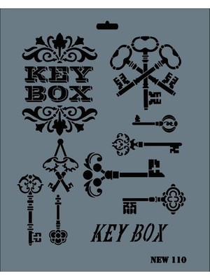 Pazarcan New Seri N-110 Stencil 35X25 cm