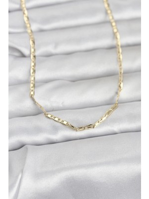 LTG Nova cm 14K Gold Renk Gemici Zincir Model 60 cm Kadın Kolye