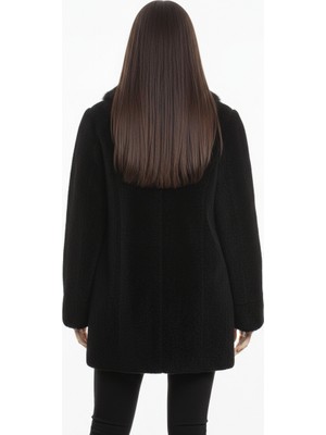 Paolo Framinco PF-062 Kuzu Derisi Siyah Kürk Deri Kaban