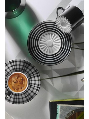 Hype Store Kütahya Porselen 12226 Pilea 4 Parça 2 Kişilik Kahve Takımı