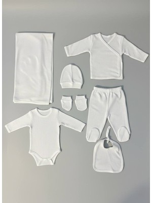 Artci Collection 7'li Hastane Çıkışı Seti - Krem