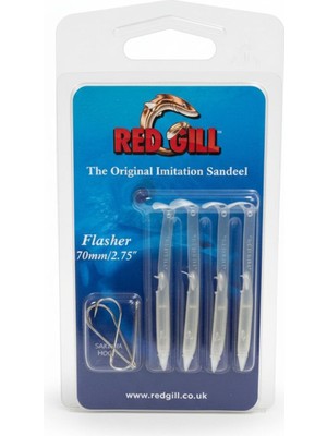 RED GİLL Original 7cm Silikon Yem - Silver Pearl