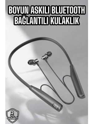 Sh Ticaret Boyun Bantlı Bluetooth Kulaklık Yüksek Ses Kaliteli 100 Saat Kulaklık