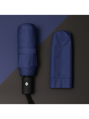 Mavi Kılıflı Otomatik Kompakt Şemsiye