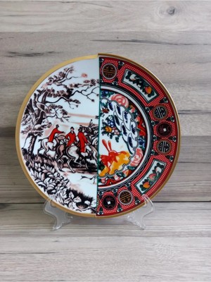 Konyax Pasta Tabağı Set Porselen 6 Kişilik Martin