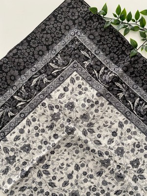 Zambak Büyük Verd Desen Pamuk Eşarp