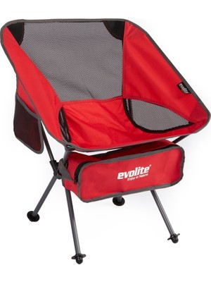 Evolite Mini Kamp Sandalyesi - Kırmızı