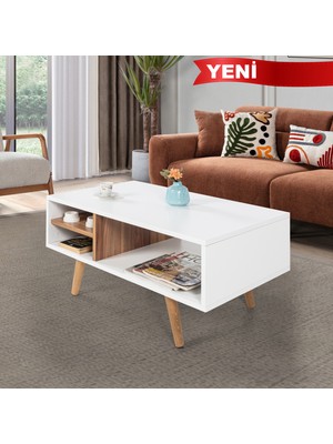 EVMO Home 2031 Venüs Orta Sehpa Beyaz - Söğüt