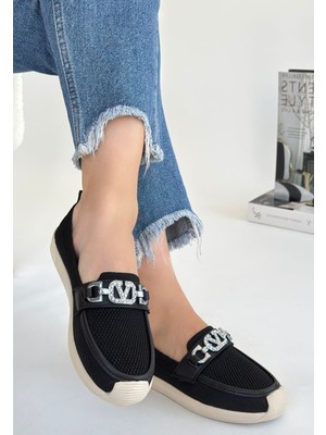 Efe Avm Wata Siyah Triko Babet Ayakkabı - Lisinya