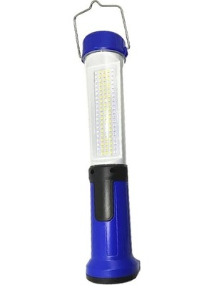 Powermaster HK-802 Şarjlı 30 Beyaz + 20 Mavi-Kırmızı Smd LED / 55 Cob Ledli 5 Modlu Çalışma Lambası