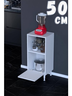 Modilayn Loya 32,5 cm Derinlik, 1 Küçük Kapaklı Çok Amaçlı Mutfak Dolabı (Farklı Ölçü Seçenekleri Ile)