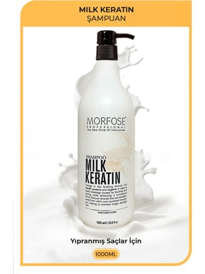 ModaSize Milk Keratin Şampuan 1000 ml - Besleyici Koruyucu Etki