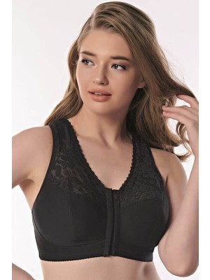 İlkyaz Fashion Ieg™ Balensiz Desteksiz Dolgusuz Geniş Askılı Toparlayıcı Önden Açılan Sırt Destekli Kü�