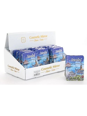 Magicool Taşlı Istanbul Tasarımı El Aynası Ince ALK2470A