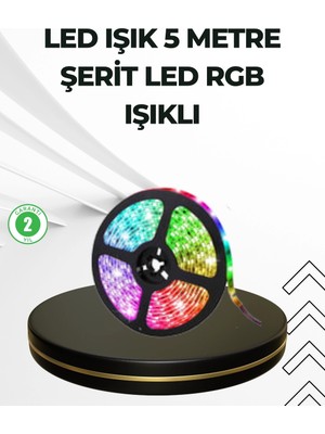 Shoplet Buğz Dekoratif Kumandalı Şerit LED 5 Metre