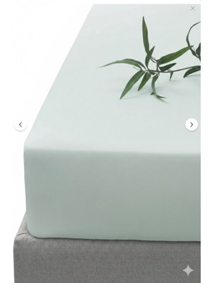 Bedline Fitted Penye Çarşaf 100*200+30 cm Su Yeşili