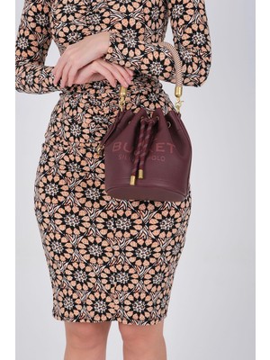 Silver & Polo SP1248 Kadın Omuz Çantası  Bordo