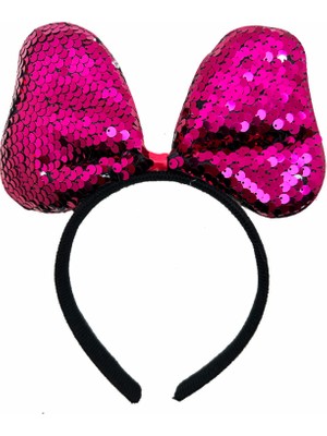 Renk Değiştiren Fiyonk Parti Tacı Fuşya Gümüş