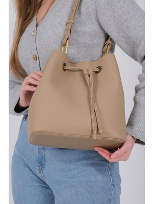 Silver & Polo SP1241 Kadın Omuz Çantası  Bej
