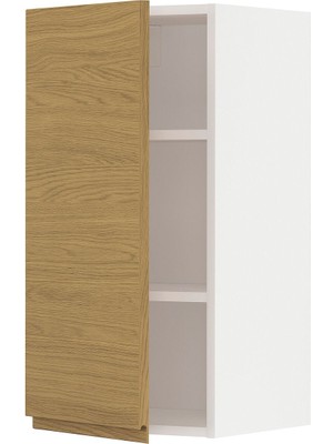 Hobiurun Mutfak duvar dolabı, VOXTORP meşe görünümlü, 40x80 cm, 1 kapaklı