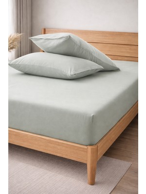 Bedline Aura Fıtted Penye Çarşaf 100*200+36 cm Adaçayı