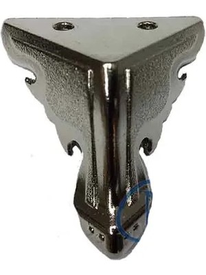 Magicool Kelebek Ahşap, Sunta Sandık Ayağı, Kutu Ayak 3,5 cm - Nikel