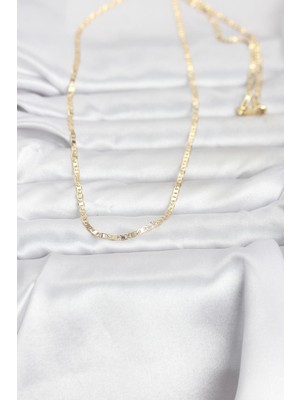 Bsre 14K Gold Renk Zincir 60 cm Kadın Kolye (Cm)