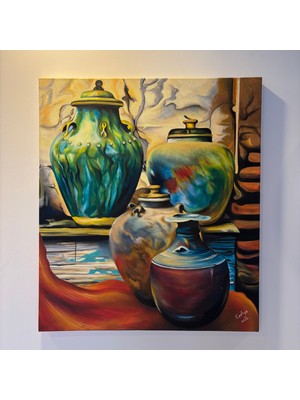 Atölye Sonart Küplerin Gizemi -Yağlı Boya Tablo