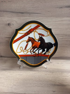 Konyax Pasta Tabağı Set Porselen 6 Kişilik Hipodrom