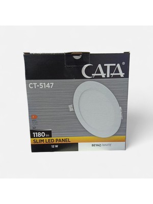 Cata Slım LED Panel 12W Spot