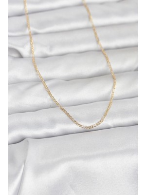 İlk El Grup cm 14K Gold Renk 60 cm Zincirli Kadın Kolye IEGBJTR-RS34