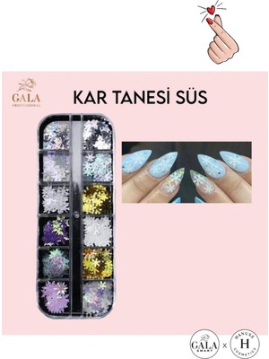Gala Smart  Kar Tanesi 12Lİ Süs Seti No:kar Tanesi 12Lİ Süs Seti