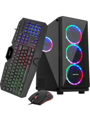 Seclife GM-9590 I5-9500 16GB 500GB Nvme 8gb Rx 580 500W Dos Oyuncu Pc