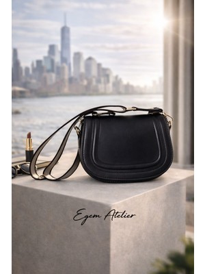 Egem Atelier 3 Bölmeli Çapraz Kol ve Omuz  Çantası