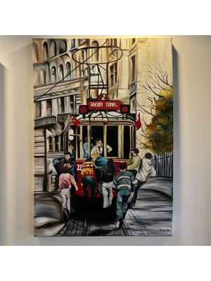 Atölye Sonart Istiklal -Yağlı Boya Tablo