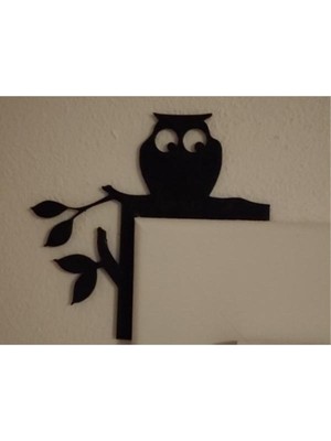 MisterionStudio Baykuş Figürlü Kapı Köşe Dekoru – Ağaç Dalı Tasarımlı Duvar Süsü