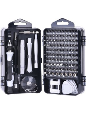 Güvenli Sepet  115 In 1 Hassas Tornavida Onarım Alet Manyetik Sürücü Kitli Elektronik Hassas Tornavida Seti