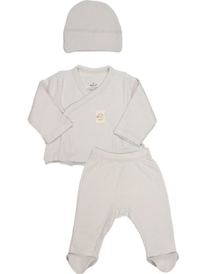 Budi Bi̇style 3'lü Zibin Takim Modal The Ocean 13120 Bej