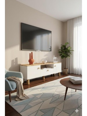 Kzy Mobilya 3 Kapaklı Bohem Tv Ünitesi