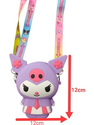 Sanrio Kuromi  Ayarlanabilir Askılı Silikon Çanta