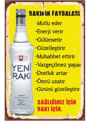 Pi Dekorasyon Rakının Faydaları Tasarımlı 20*30 cm Ahşap Tablo